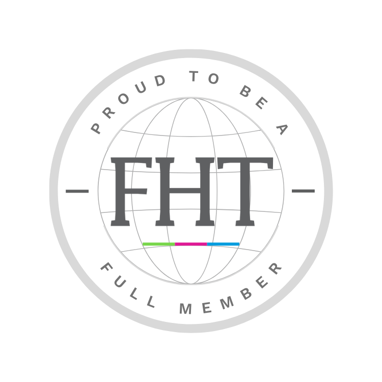 Federation of Holistic Therapists member badge for professional therapist